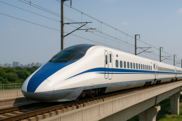 Mumbai -Aahmedabad High Speed Rail Gallery Bullet Train Project Japan Shinkansen Train | Japan will give India 2 bullet trains for free: delivery possible in early 2026; 71% work completed on Mumbai-Ahmedabad Corridor