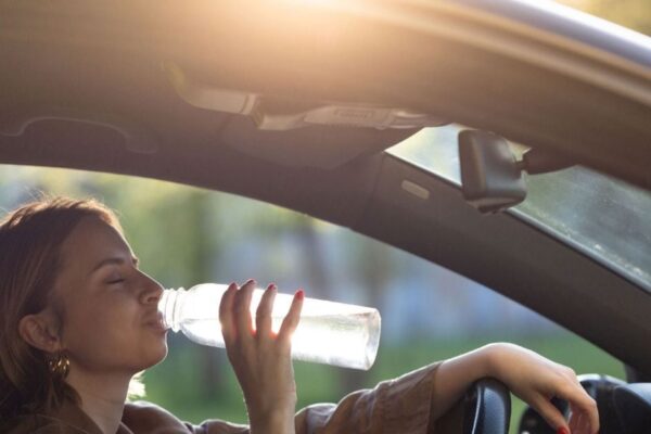 Drinking Water from Car Danger