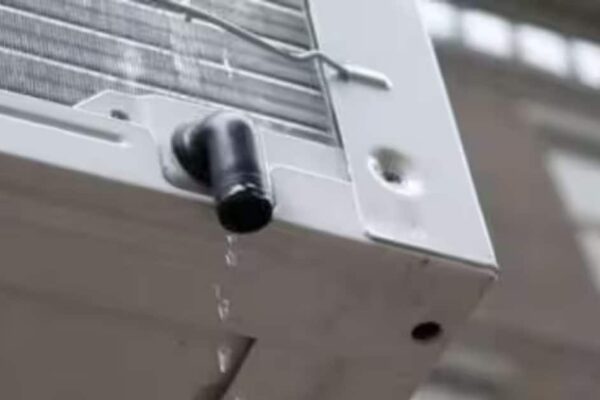 The water that is from AC is of great use, not throw; Use it like this
