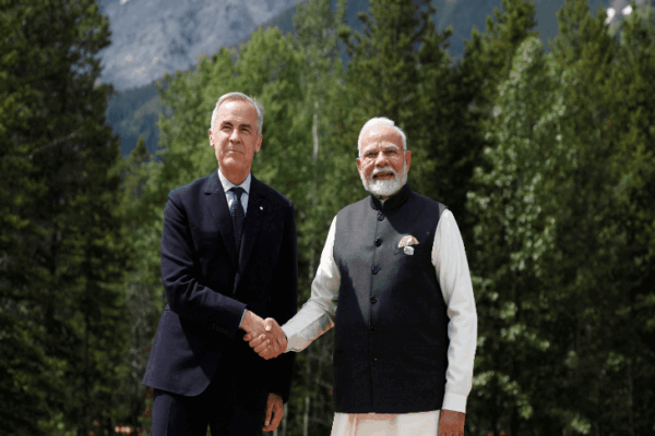 PM Narendra Modi Canada G7 Summit Live Photos update; Mark Carney | Donald Trump Giorgia Meloni | Modi arrived at the G7 Summit, Canadian PM welcomed: till now met 6 World Leaders; Wrote- Glad to meet friend Albaniz