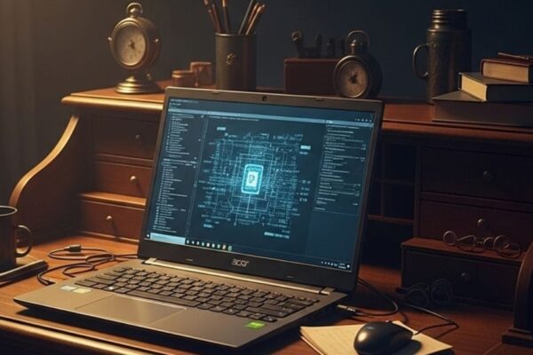 This is a slim trim in the design, these advanced laptops, AI features, the battery is such that it will not end throughout the day!