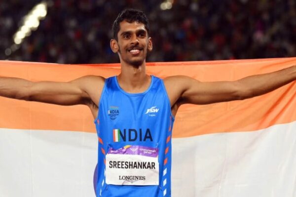 Srishankar won the title of long jump in Portugal, won silver medal in Asian Games