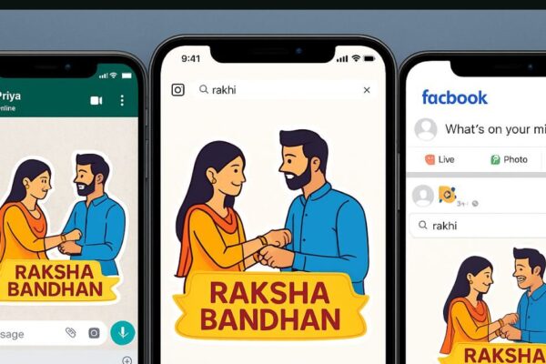 Raksha Bandhan 2025 Status Video Stickers for Whatsapp for free on Instagram Story Facebook Story DM- Whatsapp, Instagram and Facebook send such stories and gifs, put stories on such