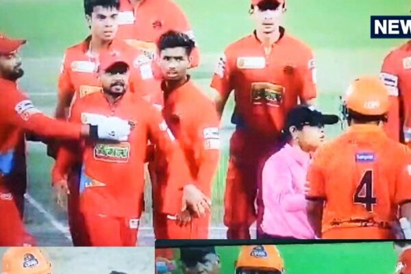 Nitish Rana Loses Cool: Nitish Rana quietly quiet the bowler’s face, video is becoming viral