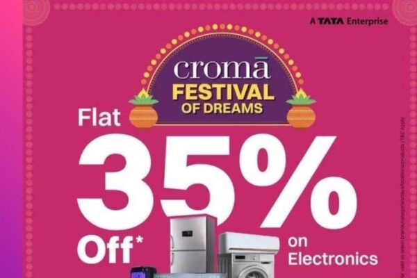 Croma Diwali Sale 2025 Begins Flat 35 per cent off on tvs smartphones laptops and more EMI offers – Croma Diwali Sale 2025: Flat discounts up to 35% and EMI Offer offer on TV, smartphone and laptop